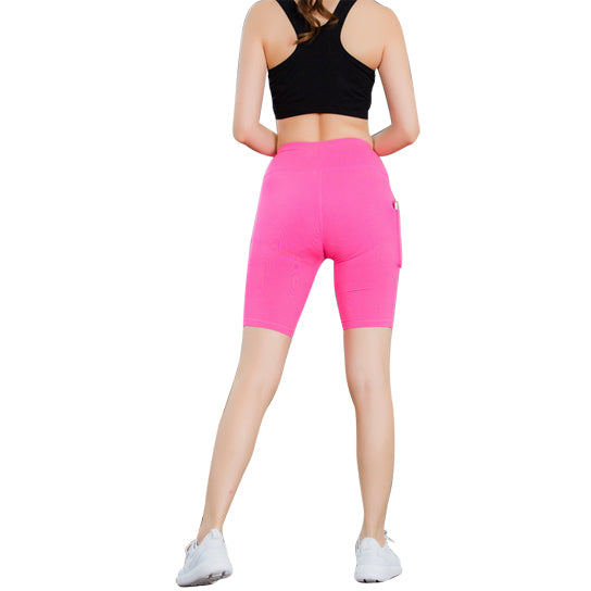 All Seasons Yoga Shorts Stretchable With Phone Pocket - TruGlo Fit #