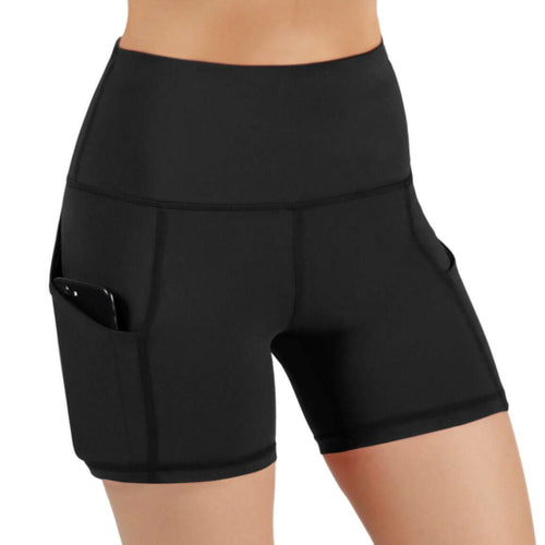 Jolie High-Waisted Athletic Shorts with Hip Pockets - TruGlo Fit #