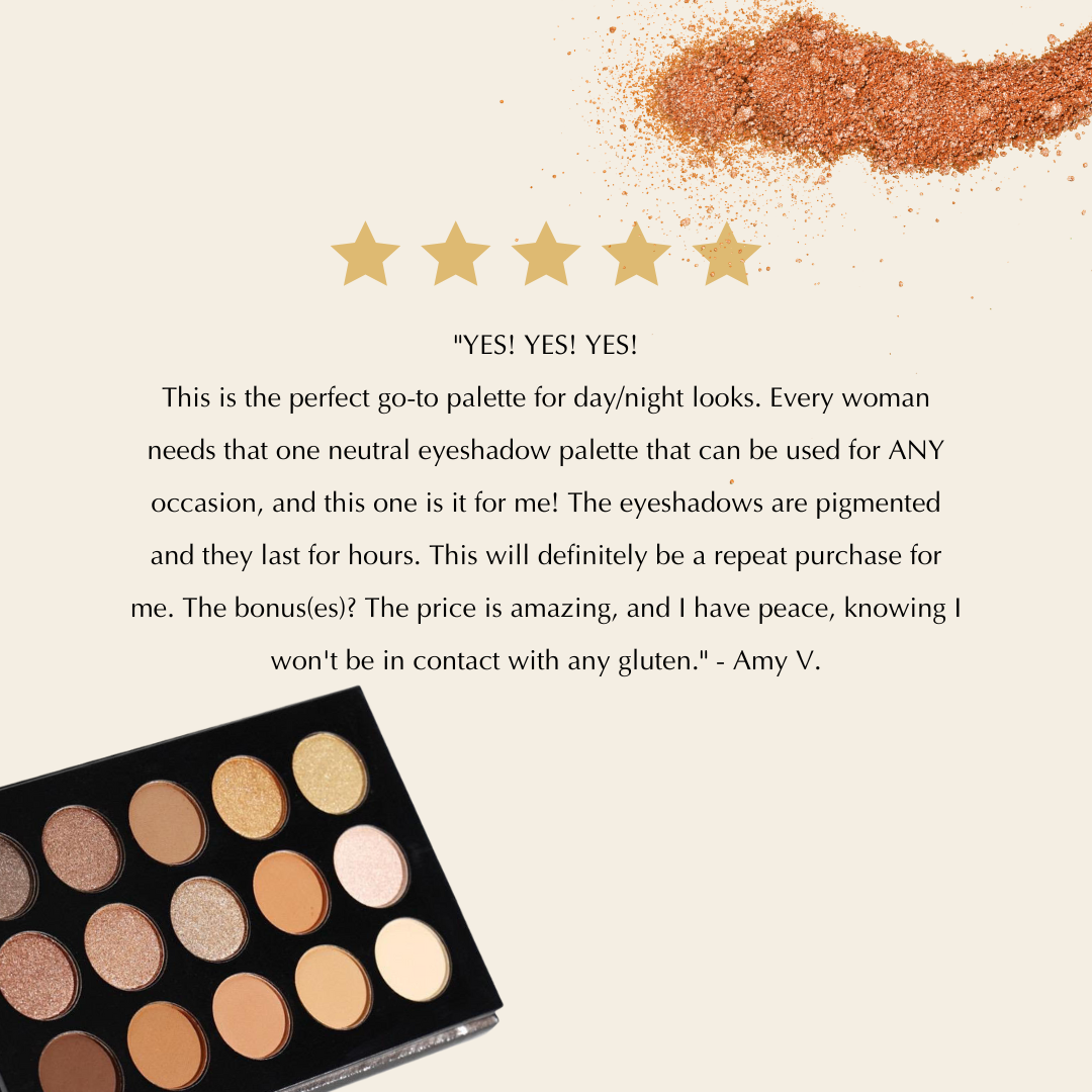 Neutral Eyeshadow Looks Palette - For the Best Nude Makeup Looks - TruGlo Fit #