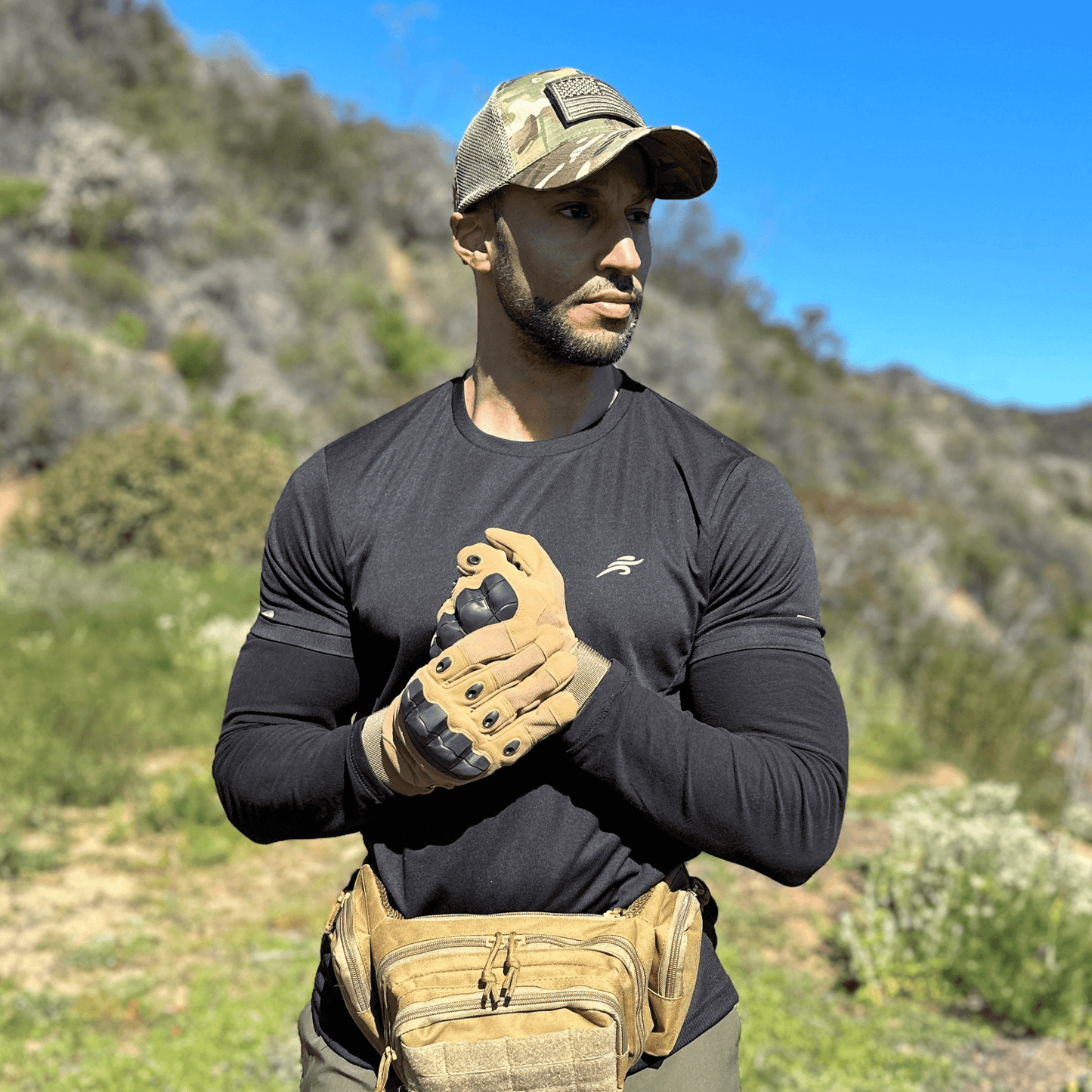 Tactical Military Airsoft Gloves for Outdoor Sports, Paintball, and - TruGlo Fit #