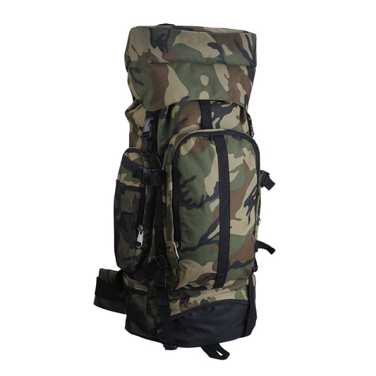 Camouflage 30" Hiking/Camping Water-Resistant Mountaineer's Backpack - TruGlo Fit #