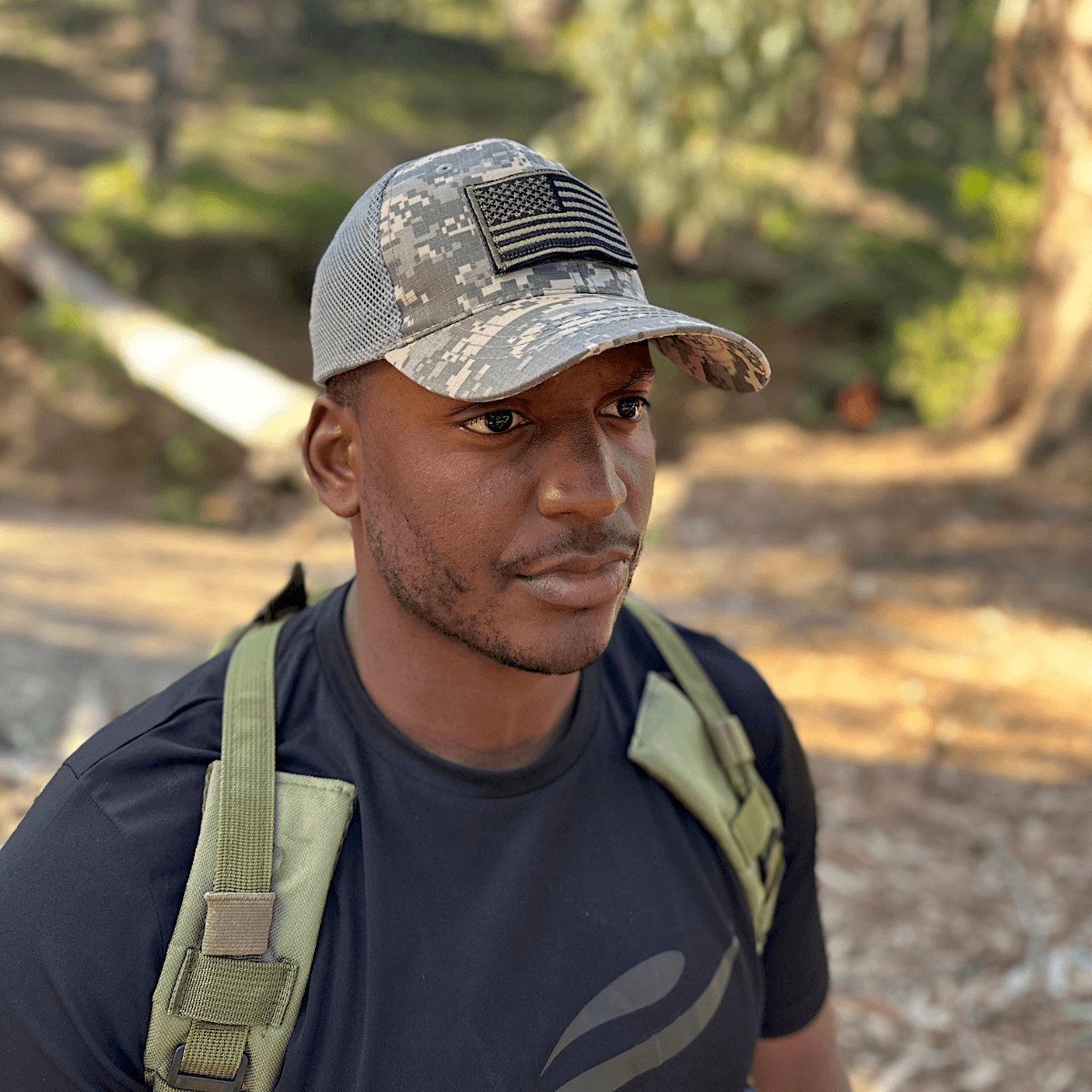 Tactical-Style Patch Hat with Adjustable Strap - TruGlo Fit #