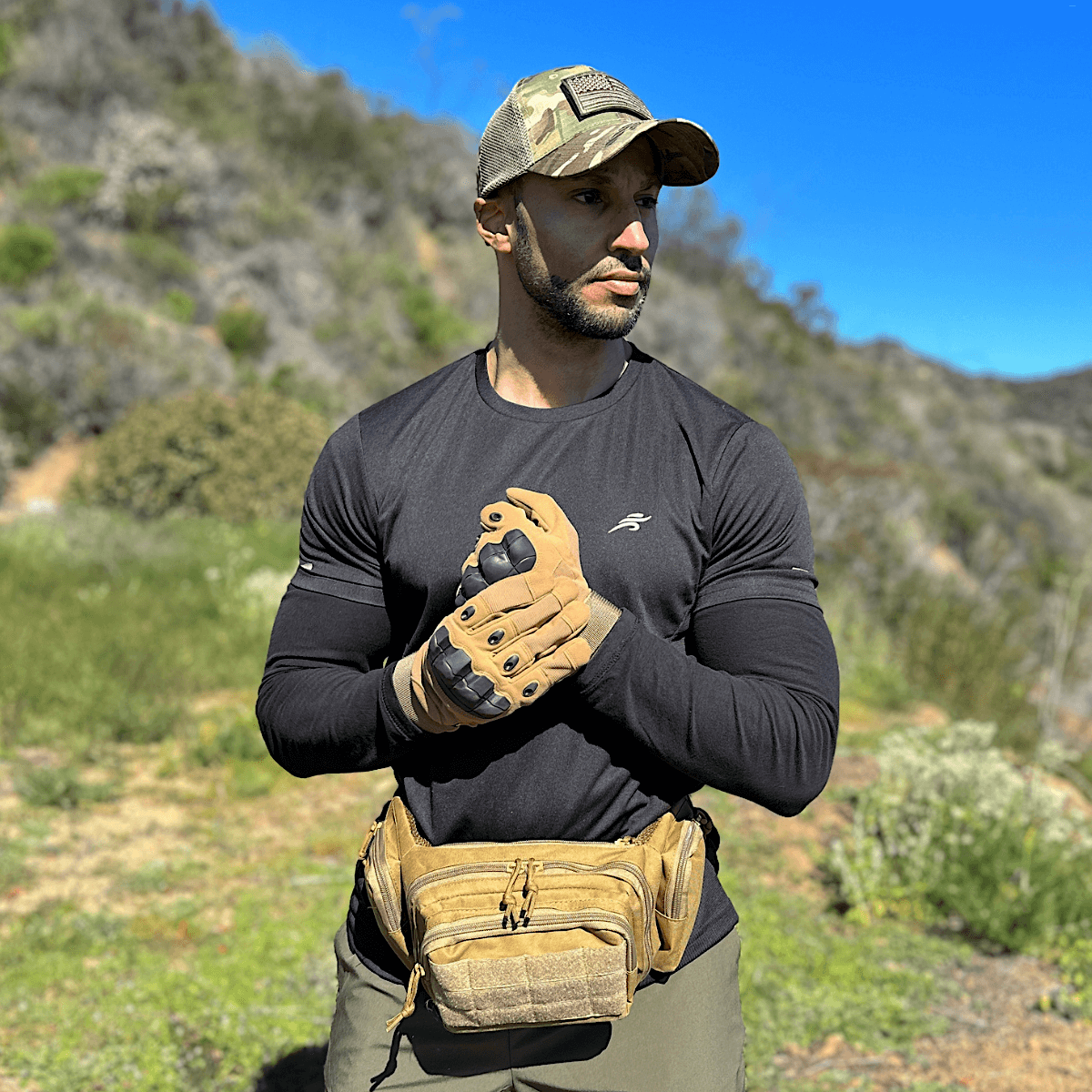 Tactical-Style Patch Hat with Adjustable Strap - TruGlo Fit #