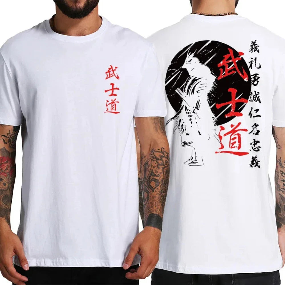 Mens Japanese Samurai Short Sleeve T shirt - TruGlo Fit #