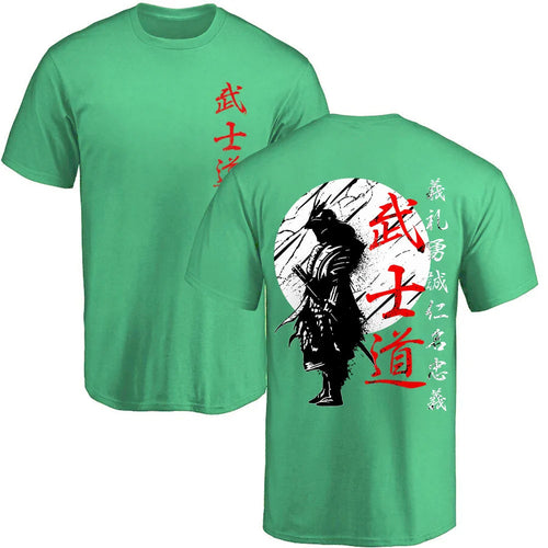 Mens Japanese Samurai Short Sleeve T shirt - TruGlo Fit #