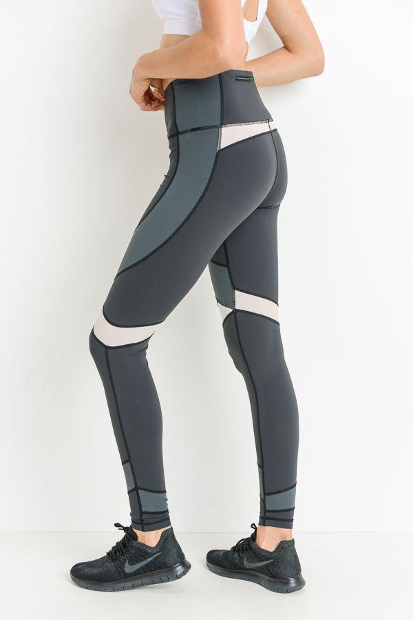 Highwaist Dragonfly Colorblock Full Leggings - TruGlo Fit #