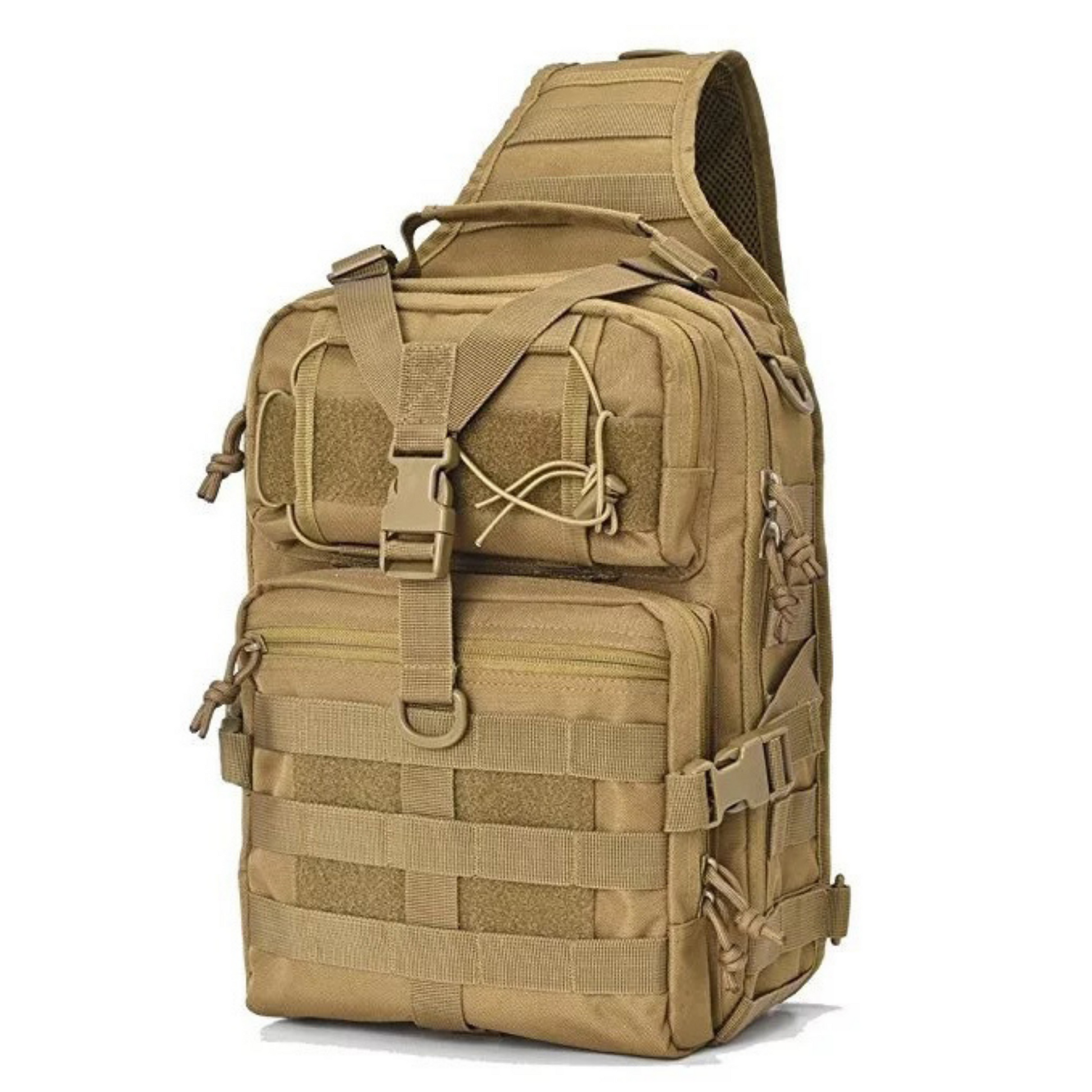 Tactical Military Sling Backpack 15L Shoulder Bag Molle Outdoor - TruGlo Fit #