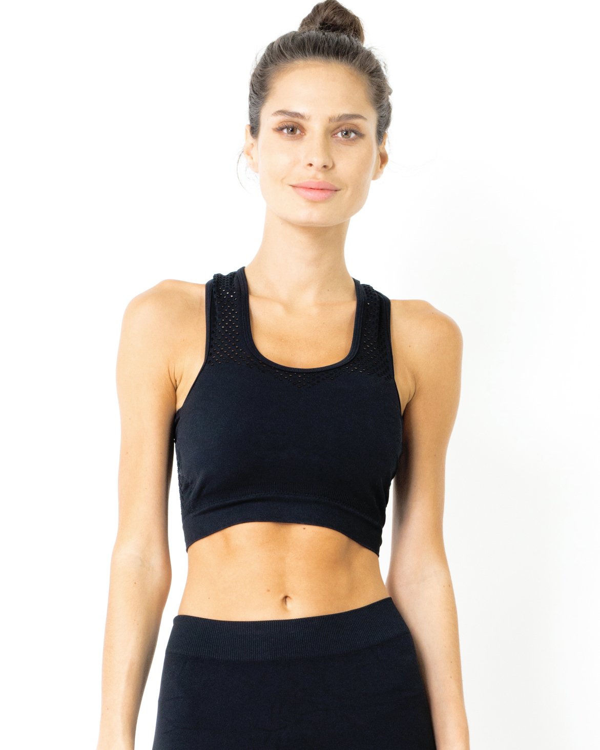 SALE! 50% OFF! Milano Leggings & Bra Set - BLACK [MADE IN ITALY] - TruGlo Fit #