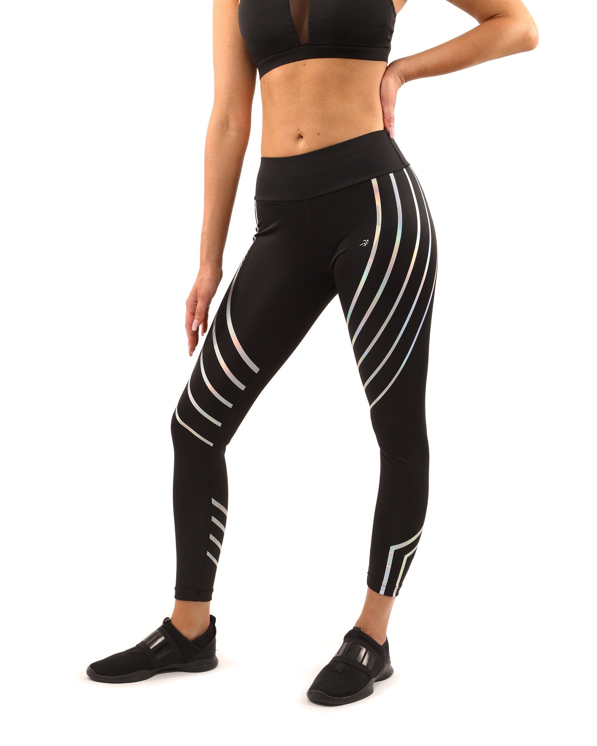 Laguna Set - Leggings & Sports Bra - Black - TruGlo Fit #