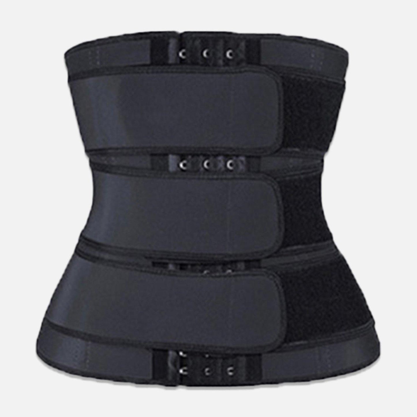 THREE BELT women waist trainer to lose weight while working out - TruGlo Fit #