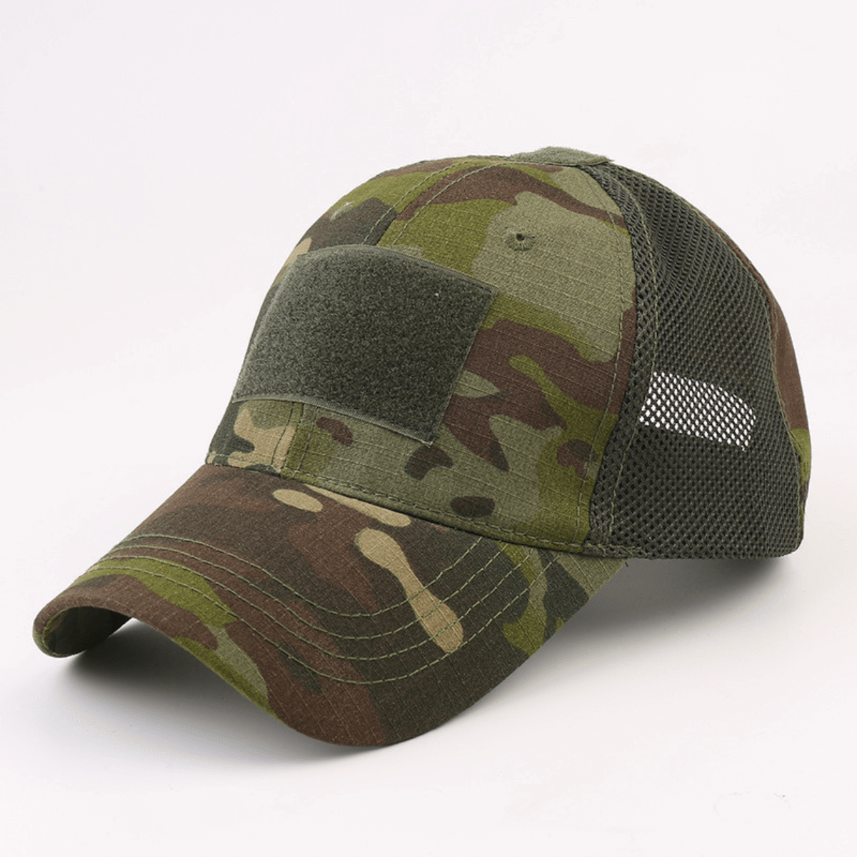 Tactical-Style Patch Hat with Adjustable Strap - TruGlo Fit #