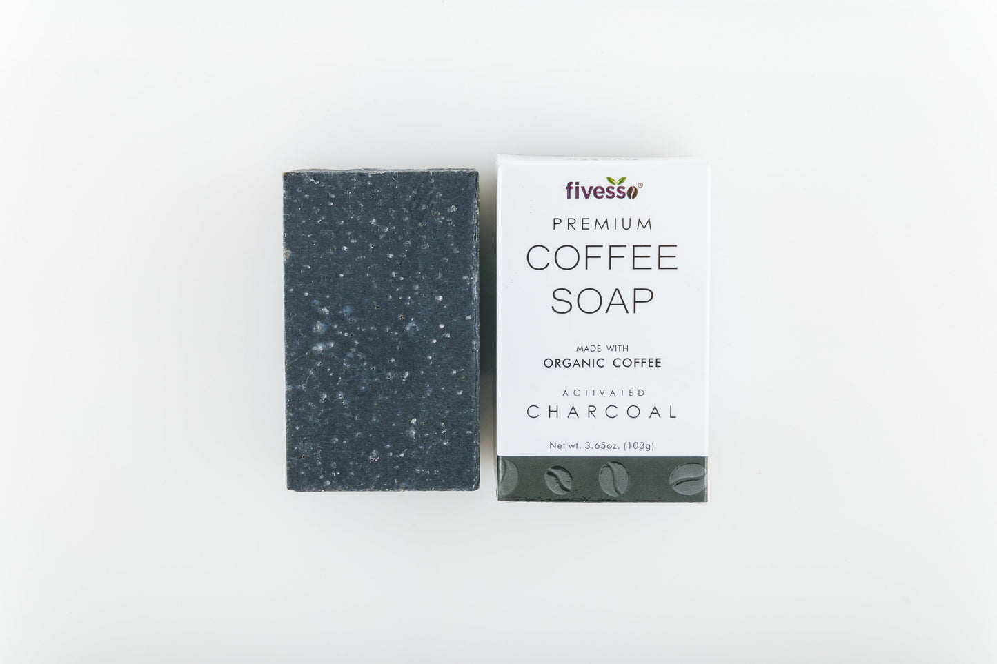 Activated Charcoal - Premium Coffee Soap Bar - TruGlo Fit #