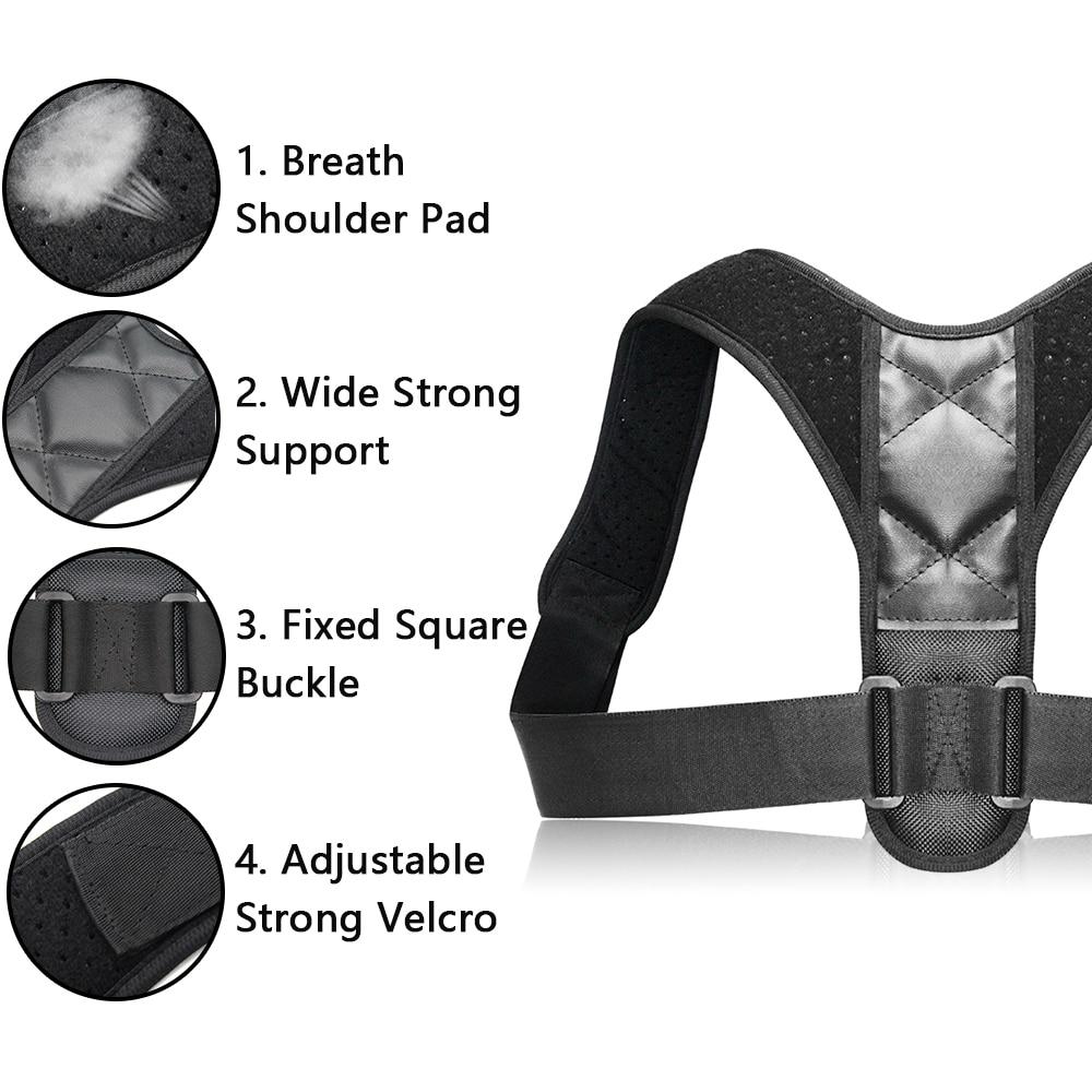 Unisex Adjustable Back Posture Corrector - TruGlo Fit #